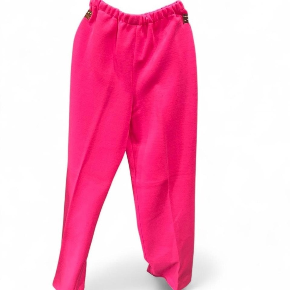 TRUE VINTAGE WOMENS HOT‎ PINK 70'S PANTS